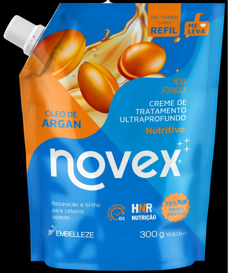 CR CAP NOVEX REFIL 300G OLEO DE ARGAN