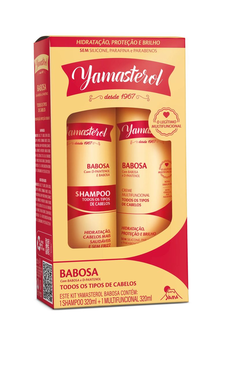 KIT YAMASTEROL SH+COND 640ML BABOSA