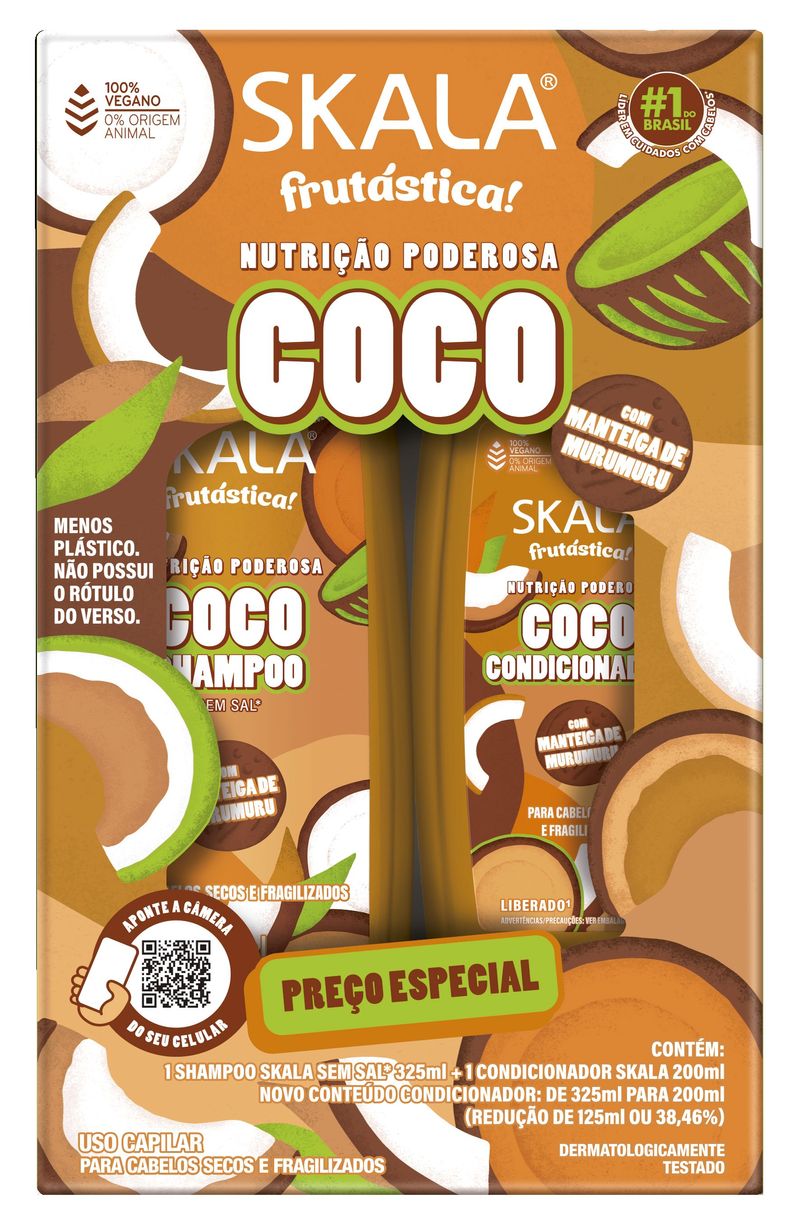 KIT SKALA SH+COND 525ML COCO