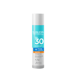 Protetor Solar Facial Sunless 4,5g Bastao Fps30