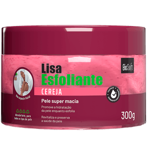 Esfoliante Corporal Biosoft 300g Lisa Cereja