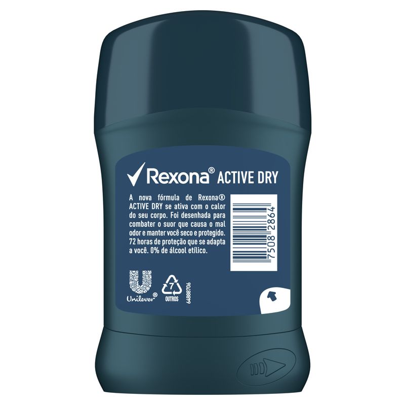 DES STICK REXONA 45G ACTIVE DRY MEN