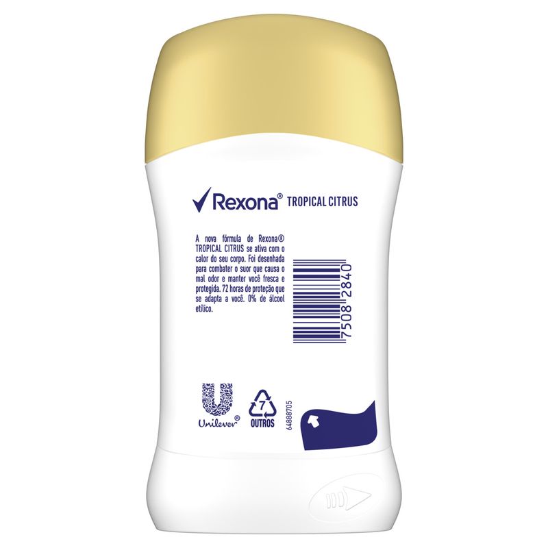 DES STICK REXONA 45G TROPICAL CITRUS