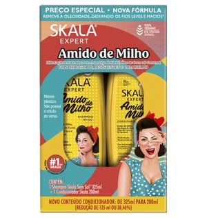 Kit Skala Sh+cond 525ml Amido De Milho