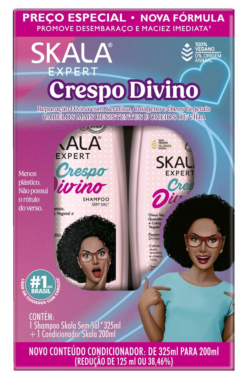 KIT SKALA SH+COND 525ML CRESPO DIVINO