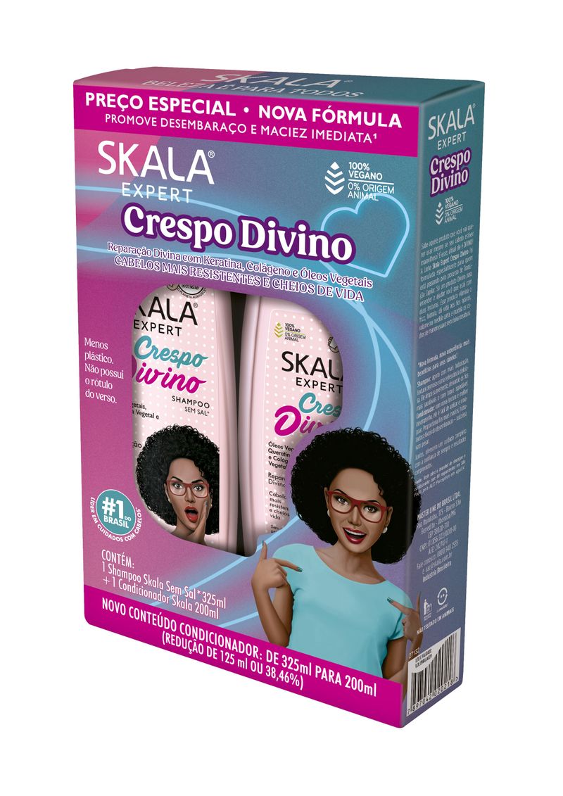 KIT SKALA SH+COND 525ML CRESPO DIVINO