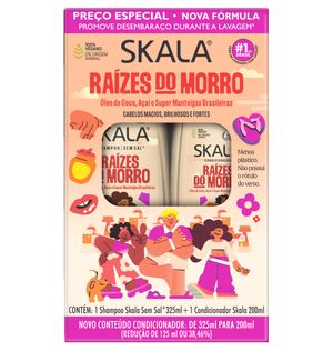 Kit Skala Sh+cond 525ml Raizes Do Morro