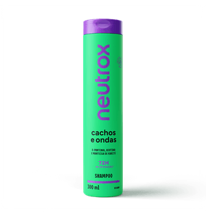 Shampoo Neutrox 300ml Cachos E Ondas