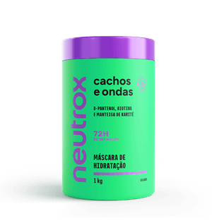 Mascara De Tratamento Neutrox 1kg Cachos E Ondas