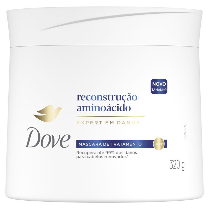 MASC TRAT DOVE 320G RECONST+AMINOACIDO