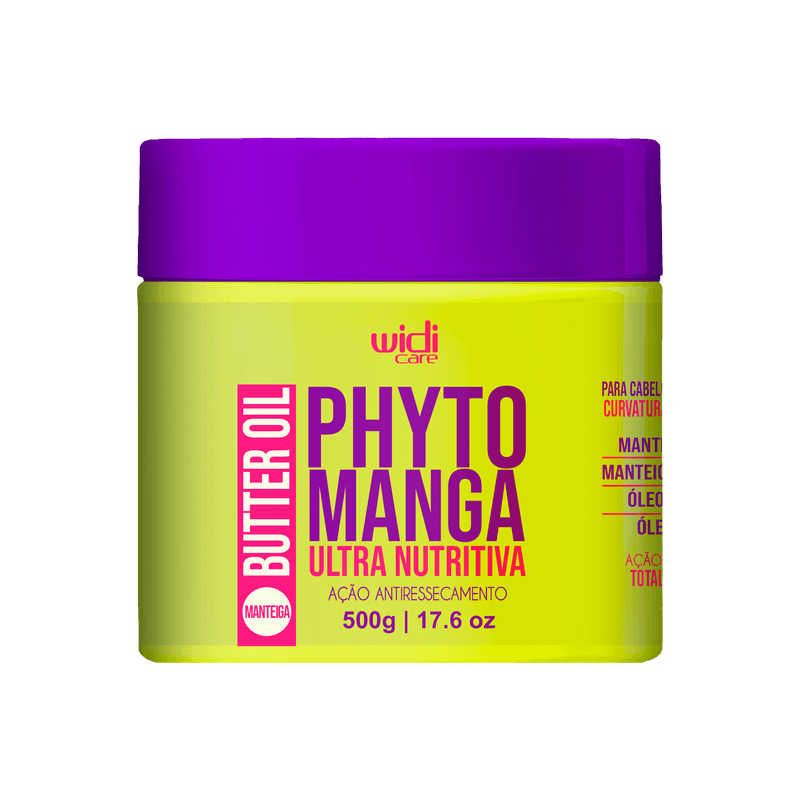 MANTEIGA WIDICARE 500G BUTTER OIL PHYTO MANGA