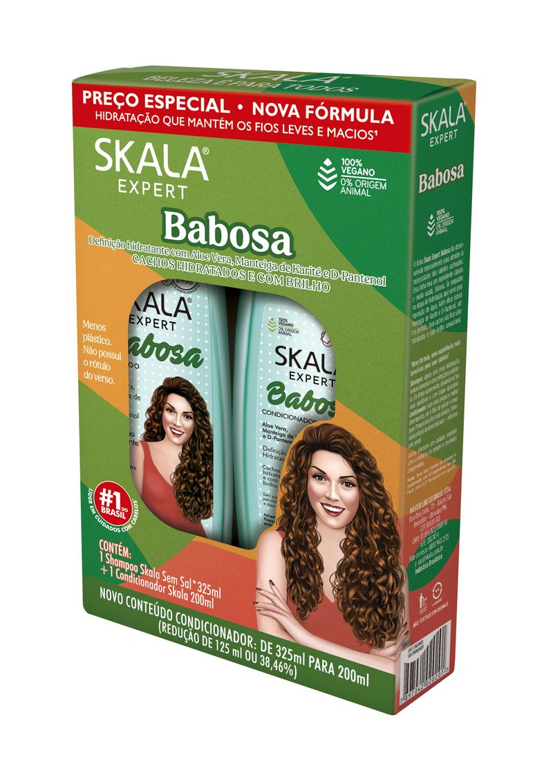 KIT SKALA SH+COND 525ML BABOSA
