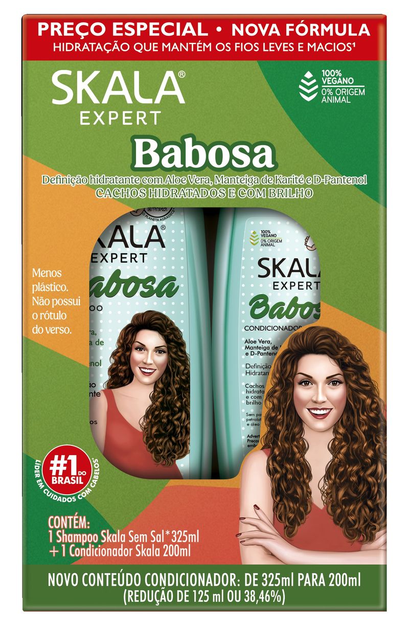 KIT SKALA SH+COND 525ML BABOSA