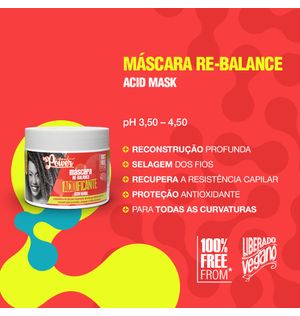 Mascara Capilar Soul Power 400g Re Balance