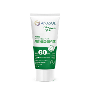 Protetor Solar Facial Anasol 40g Tsd Antioleosidade Fps 60