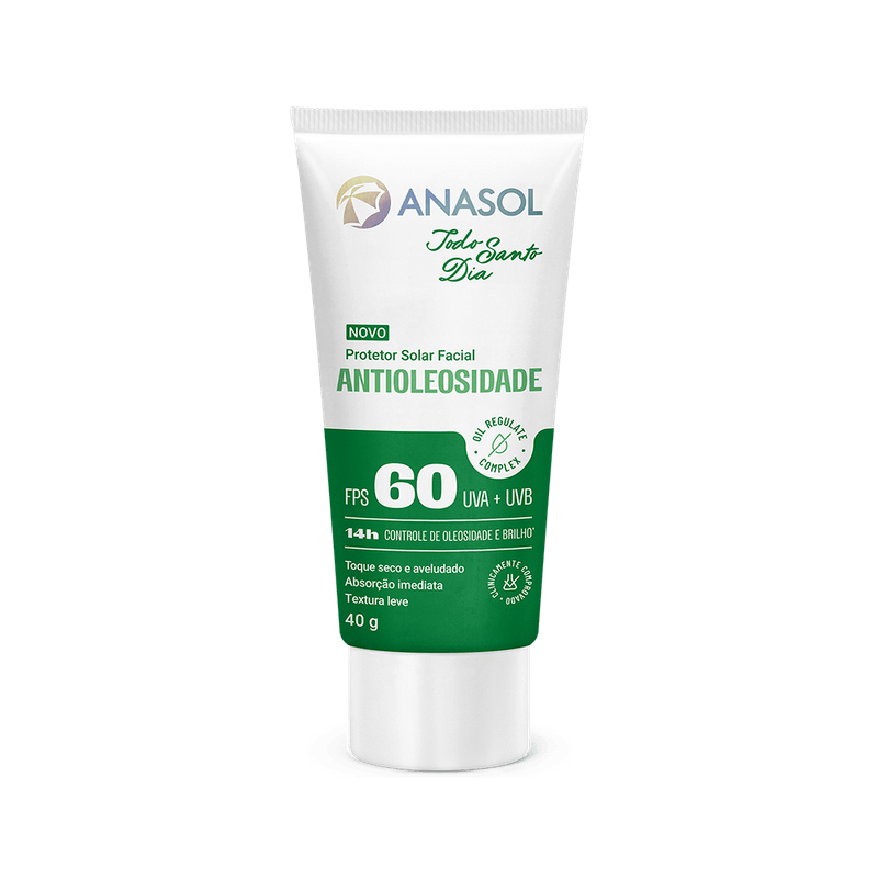 PROT FAC ANASOL 40G TSD ANTIOLEOSIDADE FPS 60