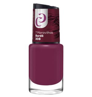 Esmalte Cora 7 Maravilhas Bordô