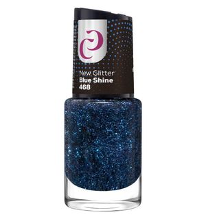 Esmalte Cora New Glitter Blue Shine