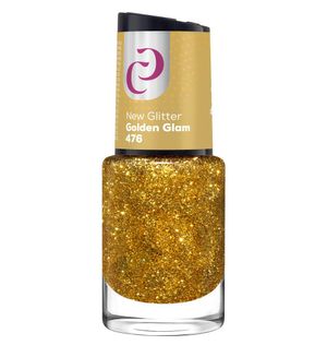 Esmalte Cora New Glitter Golden Glam