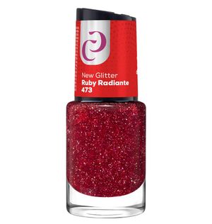 Esmalte Cora New Glitter Ruby Radiante