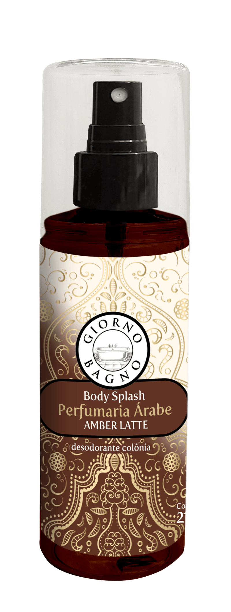 BODY SPLAS GIORNO BAG 200ML AMBER LATTE