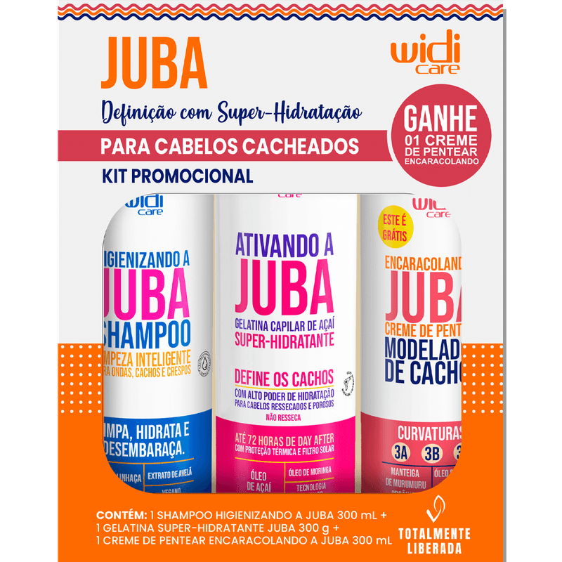 KIT WIDICARE SH+GELA+CR 900ML ENCARACOLADO