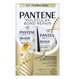 Kit Pantene Shampoo 300ml + Condicionador 150ml Molecular
