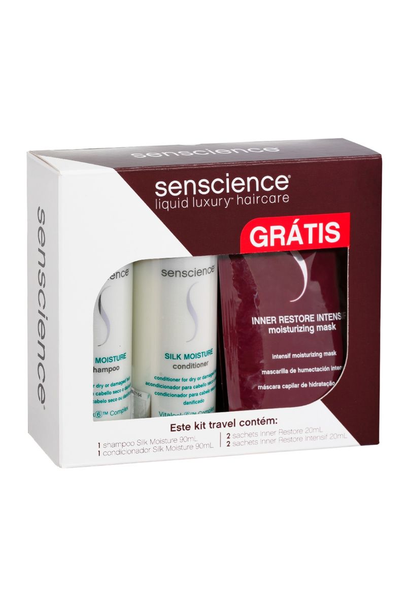 KIT SENSCIENCE SH+COND 260ML SILK MOIST