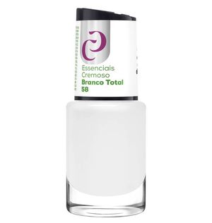 Esmalte Cora Essenciais Cremoso Branco Total