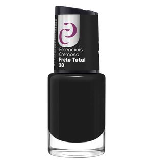 Esmalte Cora Essenciais Cremoso Preto Total