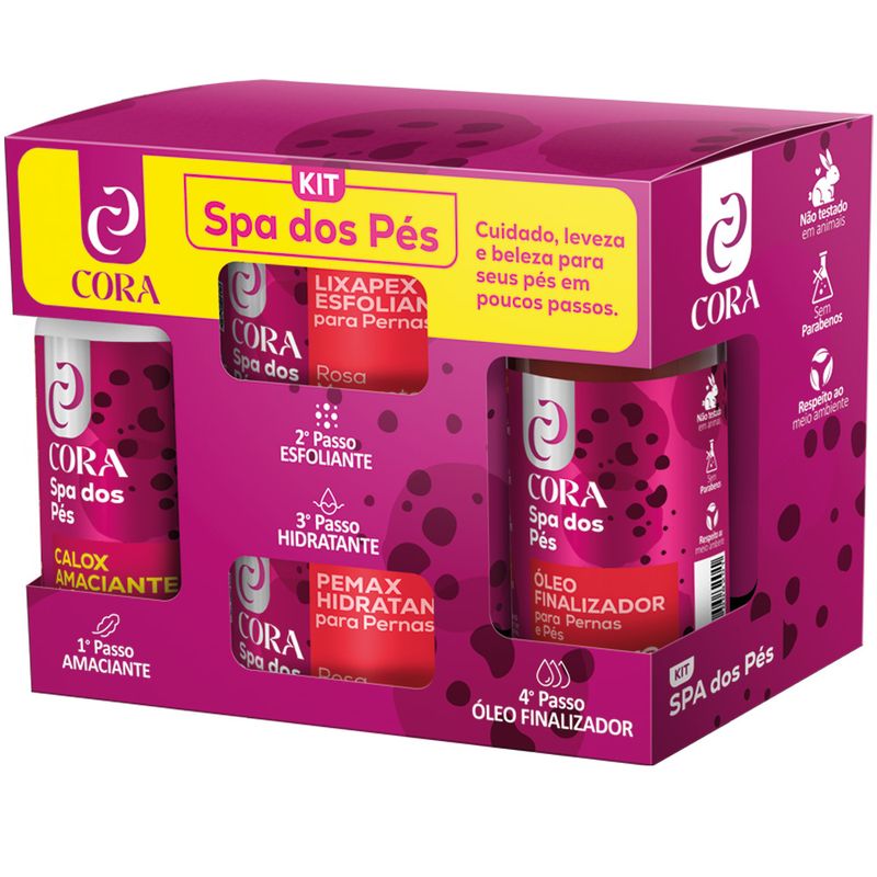 KIT CORA SPA D PES 700G ESFOL+HID+OLEO+AMAC