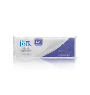 Lenço Depil Bella Falso Tecido Com  100un