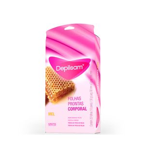 Folhas Prontas Depilsam Pront.depil.c/20 Corporal Mel