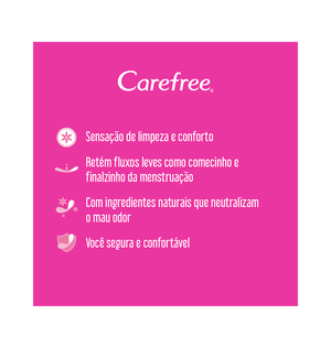 Protetor Diário Carefree Original Perfume