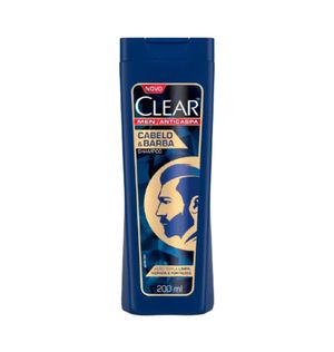 Shampoo Clear 200ml Men Cabelo E Barba