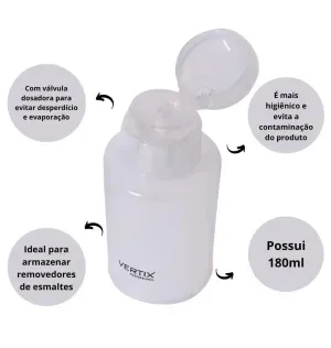 Frasco Dosador de Acetona Belliz Vertix