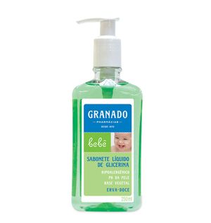 Sabonete Líquido Granado Bebê Glicerina Erva-Doce 250ml