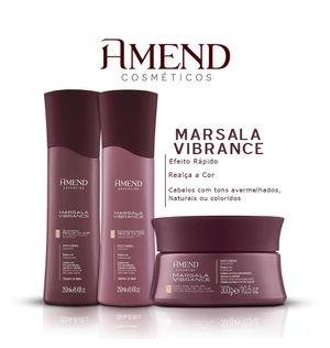 Máscara Amend Expertise Marsala Vibrance 300g