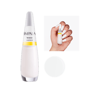 Esmalte Impala Cremoso A Cor da Sua Moda Branco