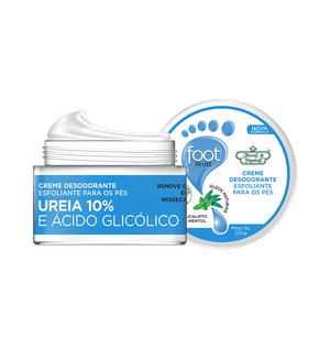 Creme Desodorante e Esfoliante para os Pés Flores e Vegetais - 250g