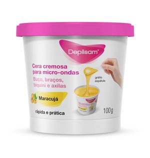 Cera Depilatoria Depilsam 100g P/microondas Maracuja