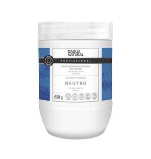 Creme de Massagem D'agua Natural Neutro 650g
