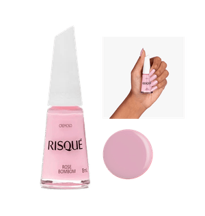 Esmalte Risqué Rose Bombom Cremoso