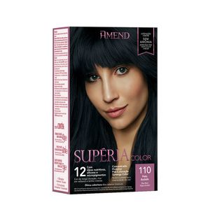 Tonalizante Amend Supéria Color 110 Preto Azulado