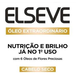 Shampoo Elseve Óleo Extraordinario Nutrição 200ml