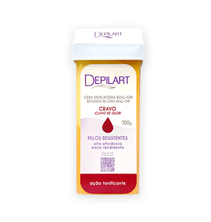 Cera Depilatoria Depilart 100g Roll On Refil Cravo