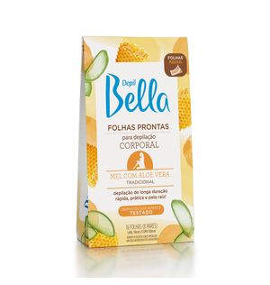 Folhas Prontas Depilbella Pront.corp.c/16 Aloe Vera