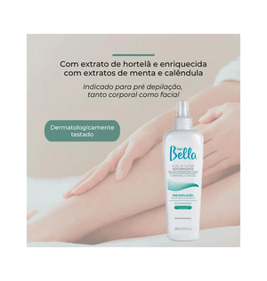 Loção Pré Depilatória Adstringente Depil Bella de Hortelã 500ml