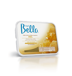Cera Depilatória Depil Bella Quente Tradicional Mel 1000g