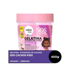 Gelatina SOS Cachos Kids Hidratação Salon Line 400g